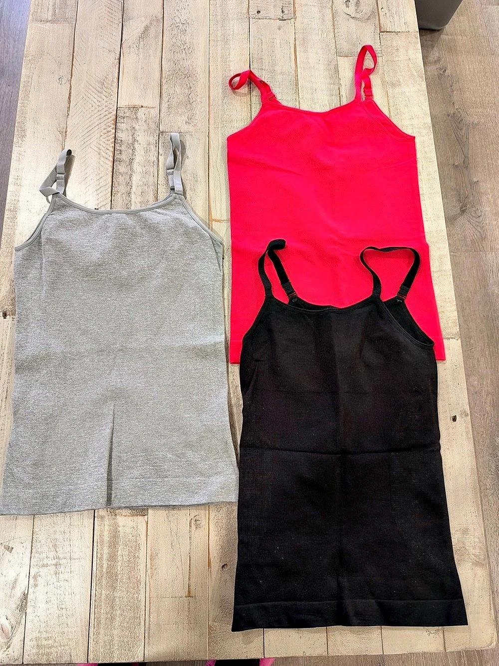 Shapermint All Day Every Day Scoop Neck Cami Shapewear Tanks - Sz M - Lot of 3 N